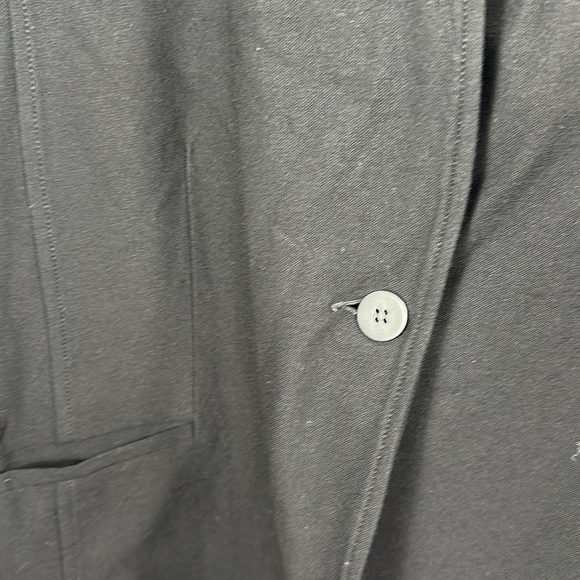 Eileen Fisher Black Blazer Jacket Lightweight Viscose Size large - Picture 3 of 10